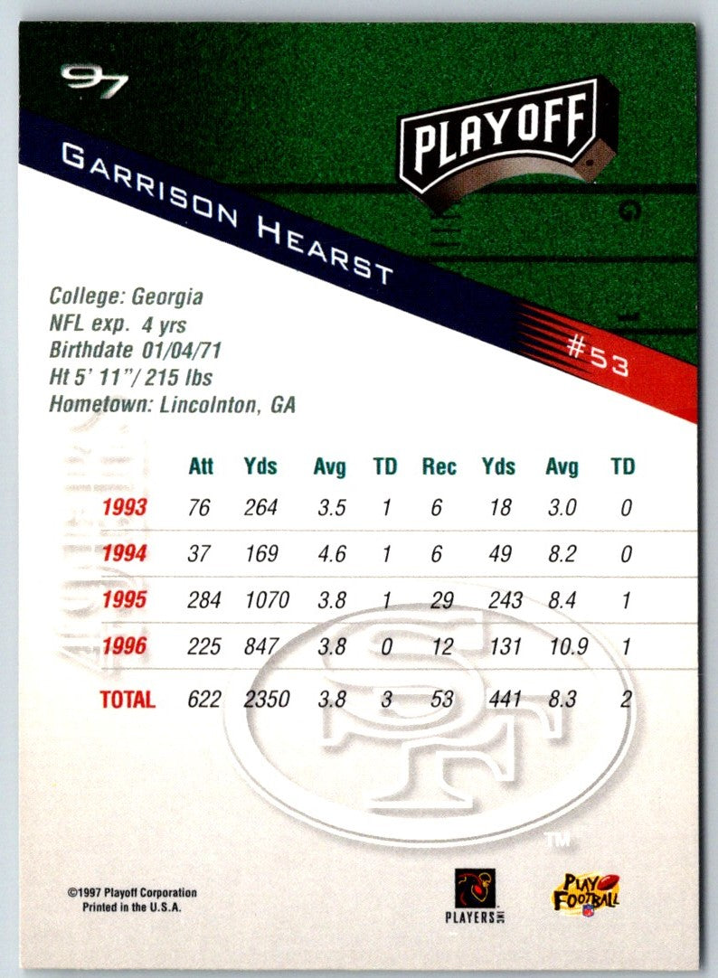 1998 Playoff Absolute SSD Hobby Platinum Quads Eddie George/Rob Johnson/Irving Fryar/Andre Rison