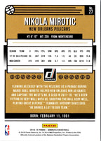 2018 Donruss Nikola Mirotic #27
