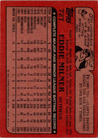 1982 Topps Traded Eddie Milner #72T