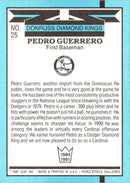 1991 Diamond Kings Pedro Guerrero