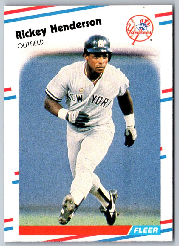 1988 Fleer Rickey Henderson #209