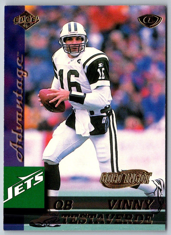 1999 Collector's Edge Advantage Gold Ingot Vinny Testaverde #111