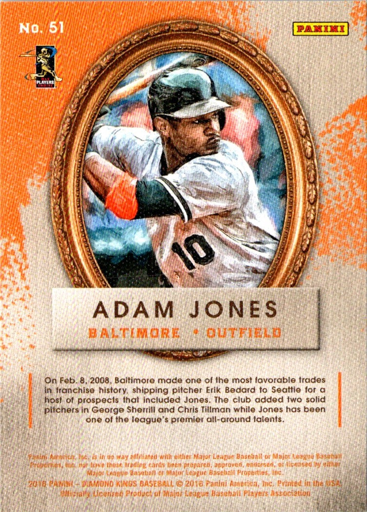 2016 Panini Diamond Kings Adam Jones