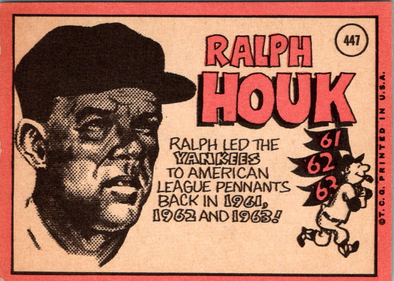 1969 Topps Ralph Houk