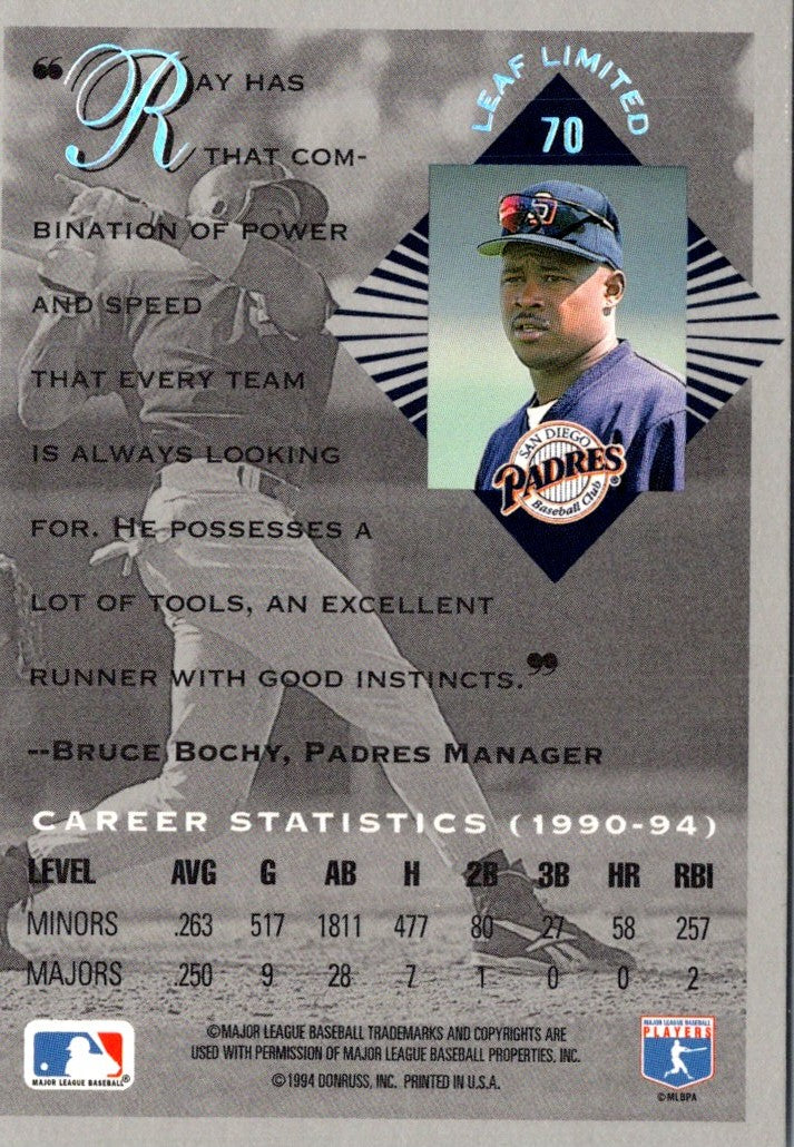 1994 Leaf Limited Ray McDavid