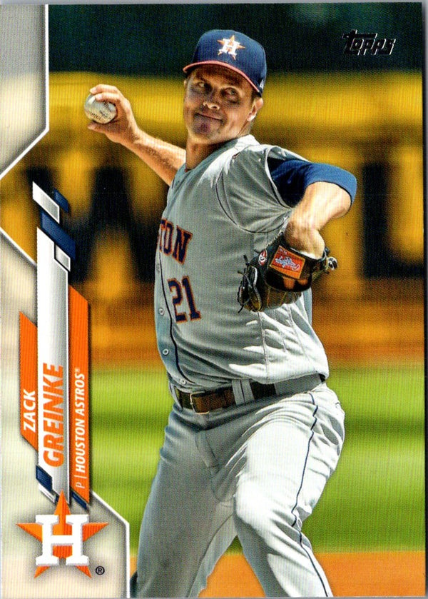 2020 Topps 582 Montgomery Zack Greinke #260