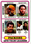 1980 Topps Robert Barber/Johnnie Gray/Ezra Johnson/James Lofton/Terdell Middleton