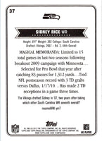 2012 Topps Magic Sidney Rice #37