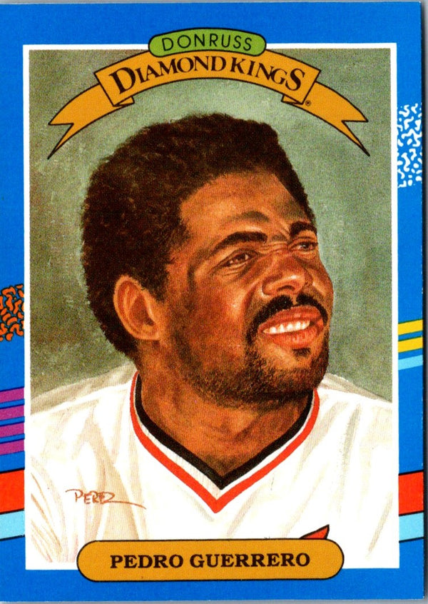 1991 Diamond Kings Pedro Guerrero #25