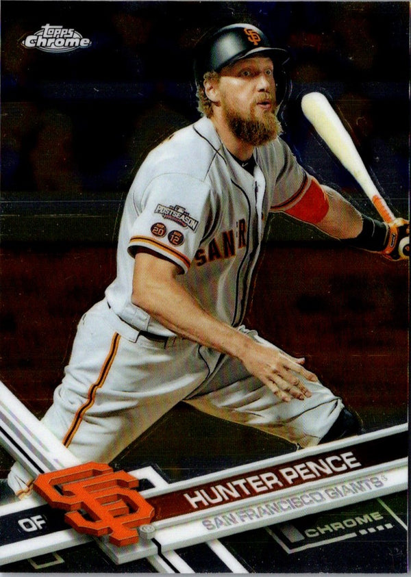 2017 Topps Chrome Hunter Pence #128