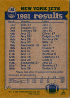 1982 Topps Freeman McNeil/Darrol Ray/Wesley Walker/Joe Klecko #160