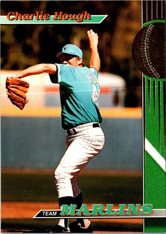 1993 Stadium Club Florida Marlins Charlie Hough #6