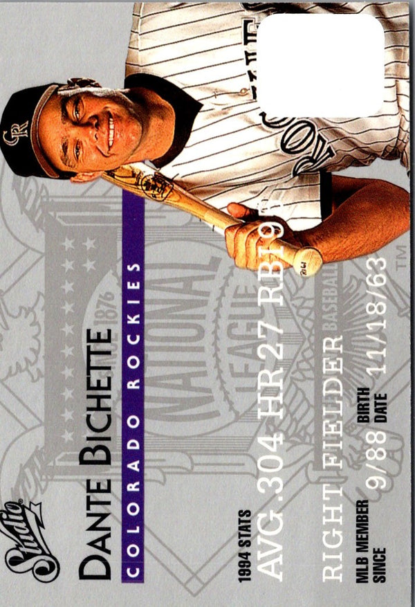 1994 Colorado Rockies Police Dante Bichette #NNO EX