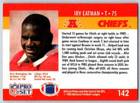 1990 Pro Set Irv Eatman #142