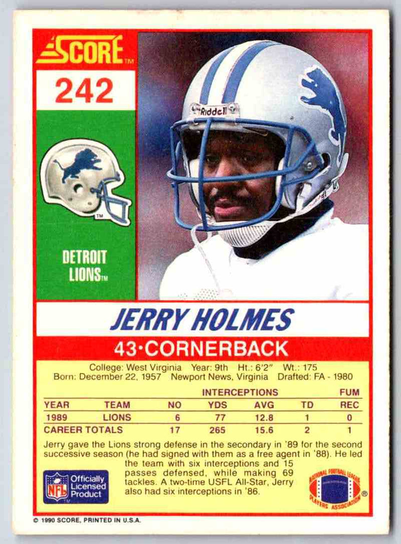 1990 Score Jerry Holmes