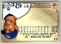 2001 Fleer Showcase Carlos Beltran #66