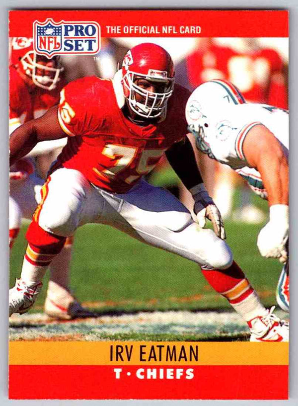 1990 Pro Set Irv Eatman #142