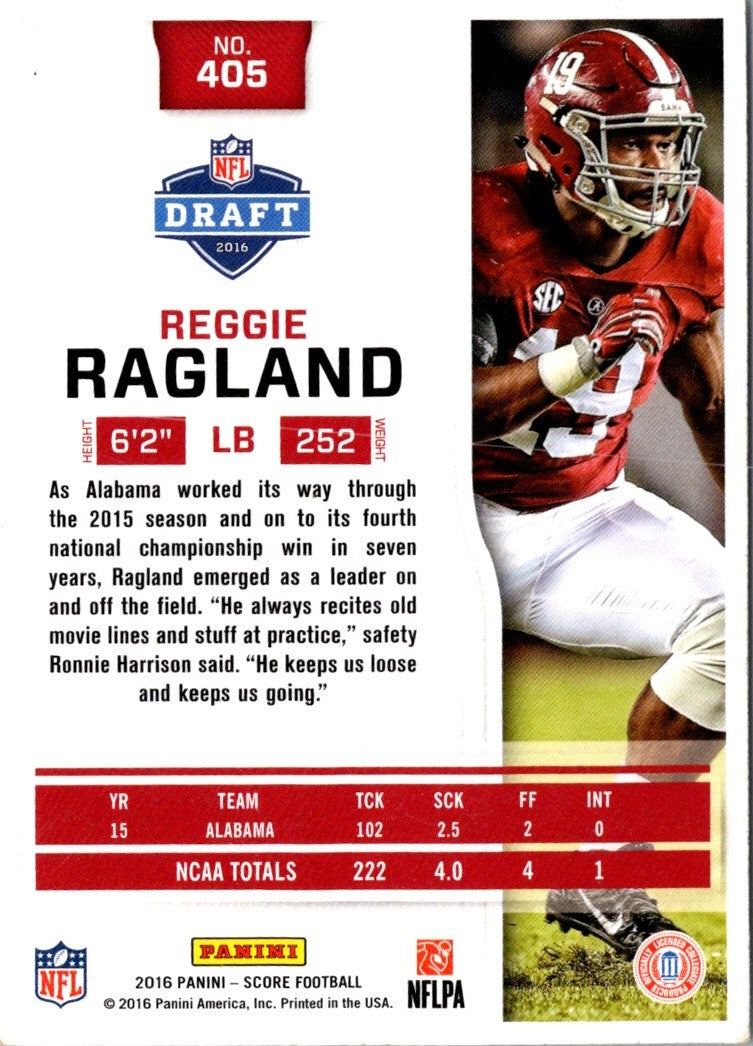 2016 Score Reggie Ragland