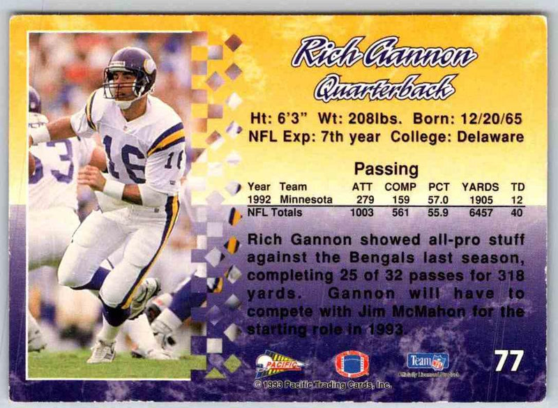 1998 Pacific Rich Gannon