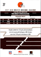 2006 Leaf Rookies & Stars Longevity Reuben Droughns #27