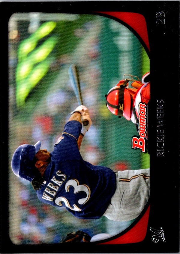 2011 Bowman Rickie Weeks #104