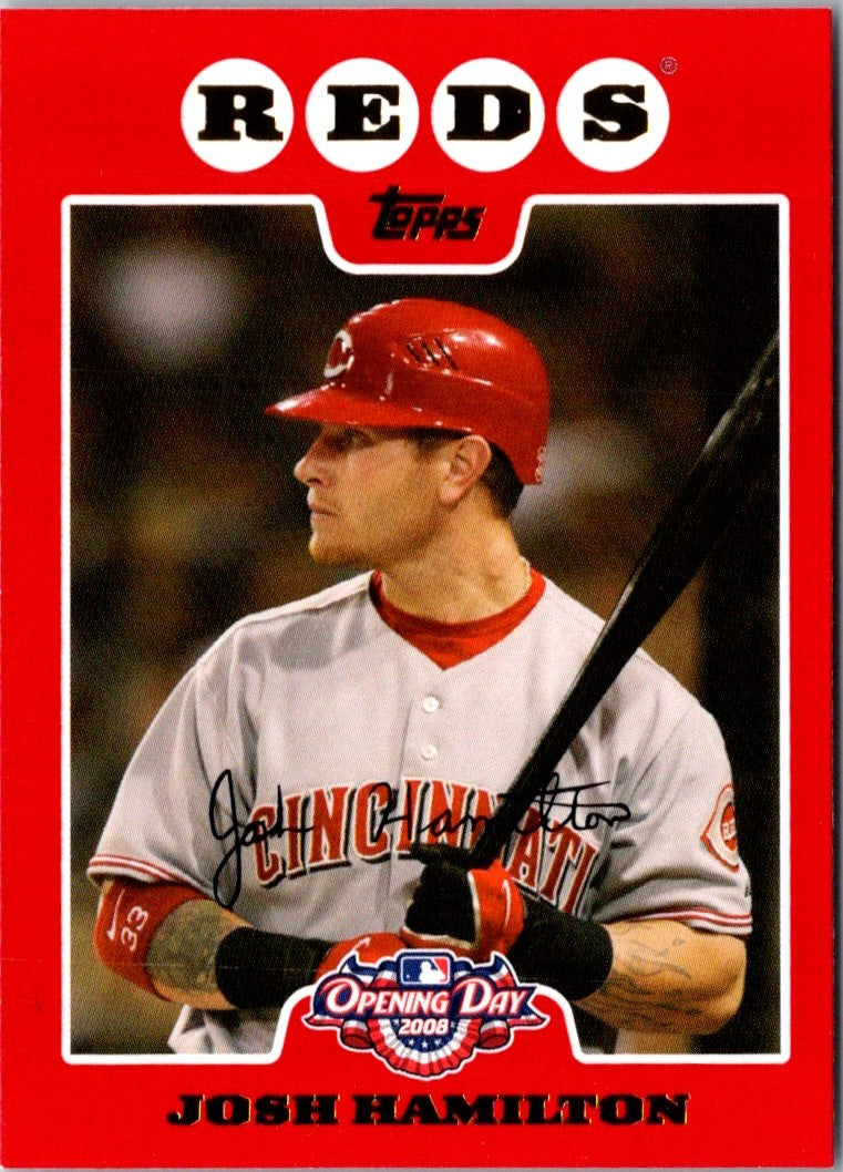 2008 Topps Opening Day Josh Hamilton