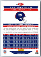 2013 Score Eli Manning #137