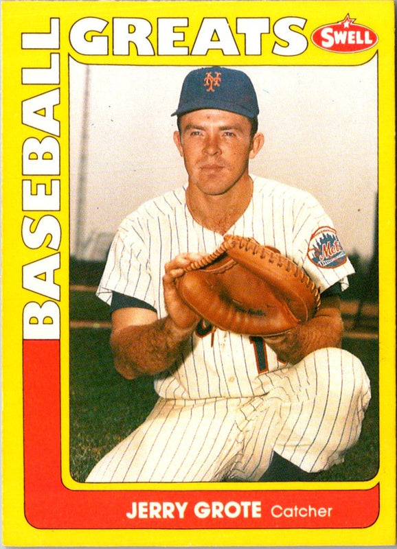 1991 Swell Baseball Greats Jerry Grote #36