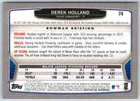 2014 Bowman Derek Holland #74