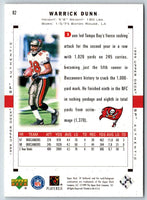 1998 Upper Deck Black Diamond Warrick Dunn #82