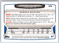2013 Bowman Christian Villanueva #BP38