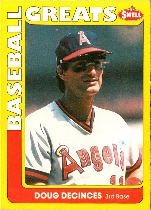 1991 Swell Baseball Greats Doug DeCinces #23