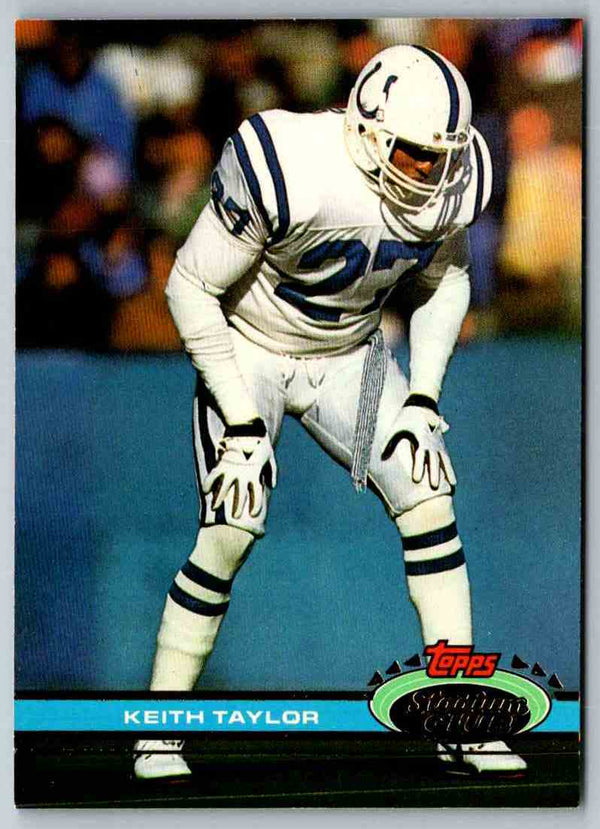 1991 Topps Stadium Club Football Keith Taylor #64