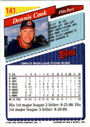 1993 Topps Dennis Cook
