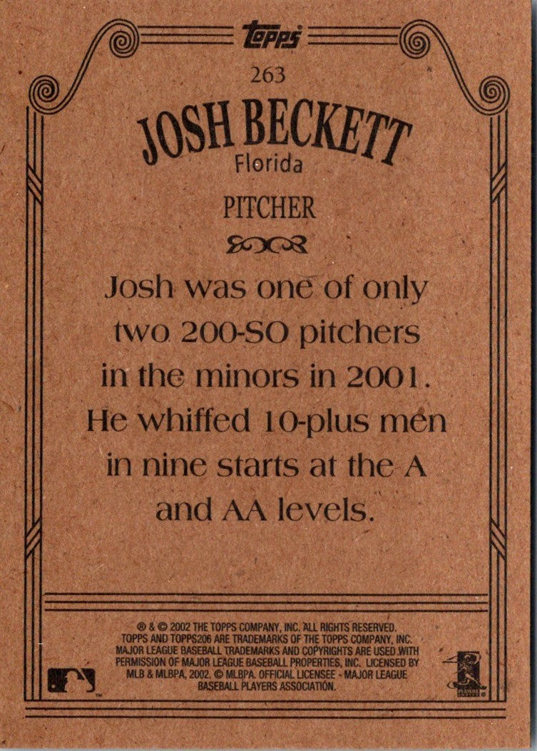 2002 Topps 206 Josh Beckett