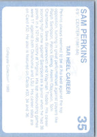 1989 Collegiate Collection North Carolina's Finest Sam Perkins #35
