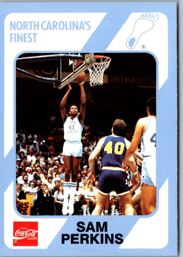 1989 Collegiate Collection North Carolina's Finest Sam Perkins #35