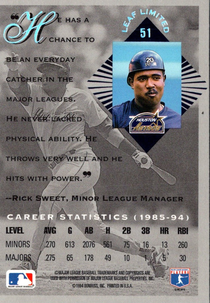 1994 Leaf Limited Tony Eusebio