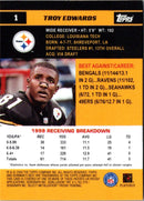 2000 Bowman's Best Troy Edwards
