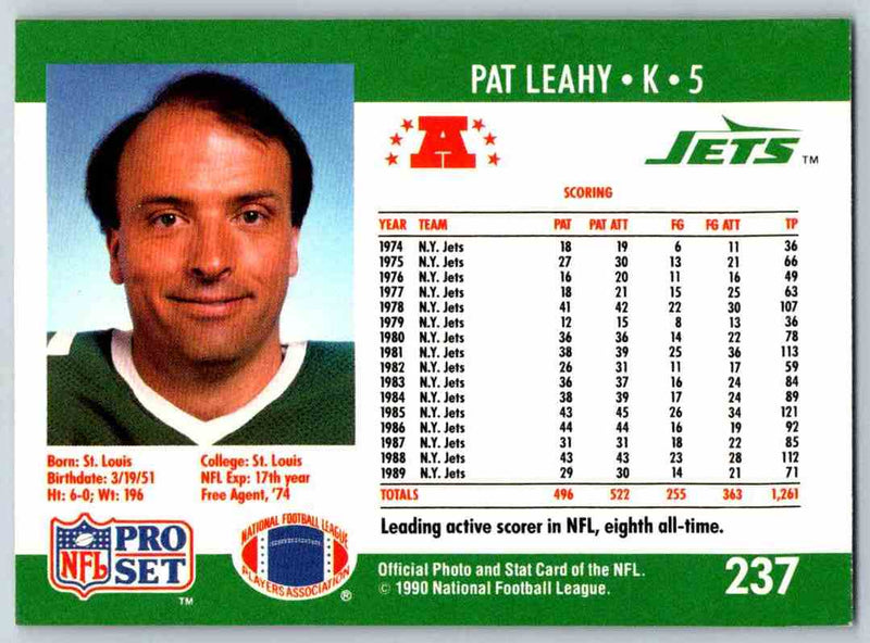 1990 Pro Set Pat Leahy