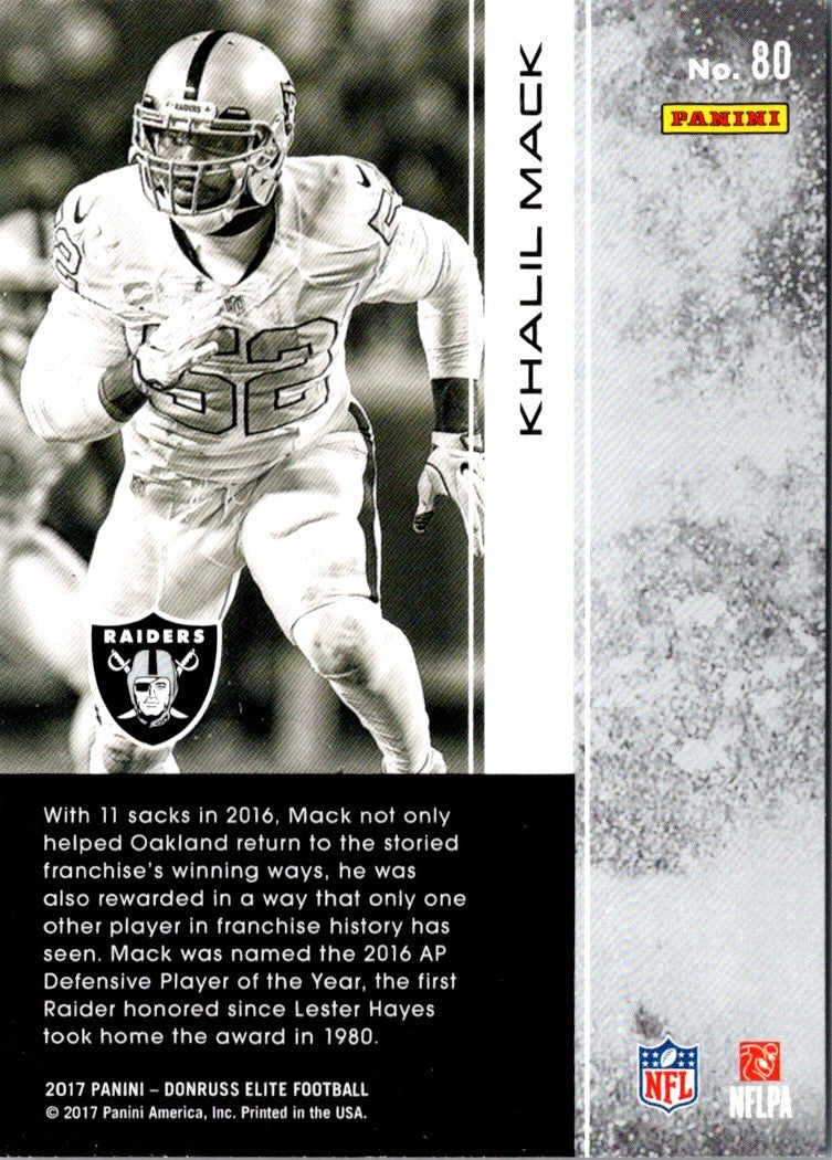 2017 Panini Unparalleled Khalil Mack