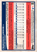 2018 Topps Big League Francisco Lindor