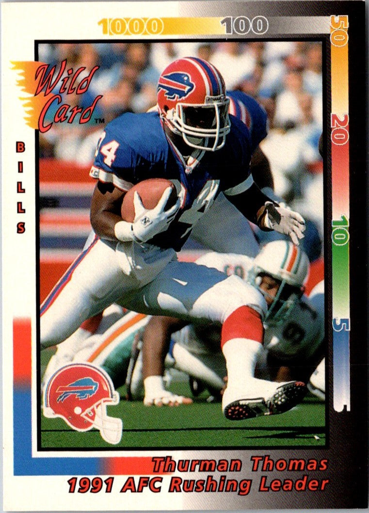 1992 Wild Card Thurman Thomas