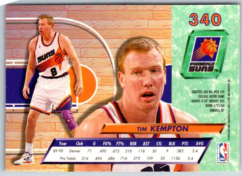 1992 Fleer Ultra Tim Kempton