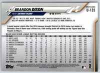 2020 Topps Update Brandon Dixon #U-135
