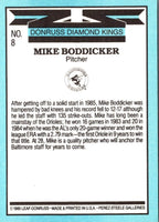 1986 Diamond Kings Mike Boddicker #8