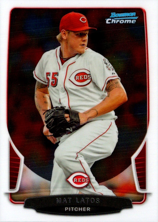 2013 Bowman Chrome Mat Latos #131