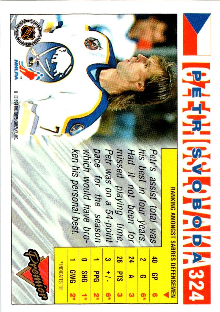 1993 Topps Premier Petr Svoboda