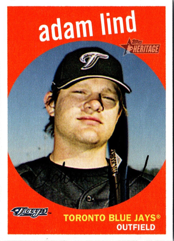 2008 Topps Heritage Adam Lind #178