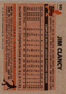 1983 Topps Jim Clancy